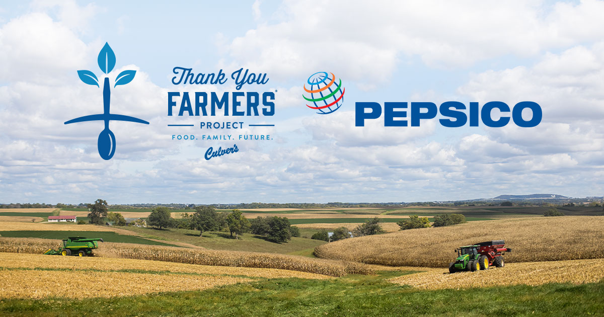 Thank You Farmers Project – Culver's and PepsiCo logos